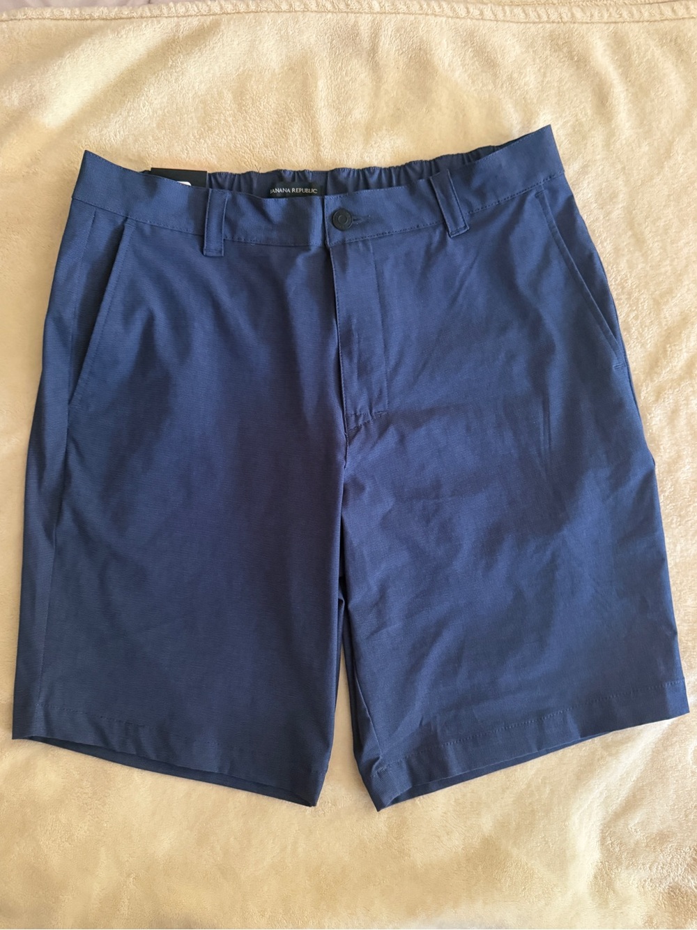 Banana Republic Navy Flat-Front Men's Shorts